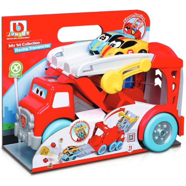 Фото - Ігровий набір для малюка Bb Junior My 1st Collection Racing Transporter (16-88623)